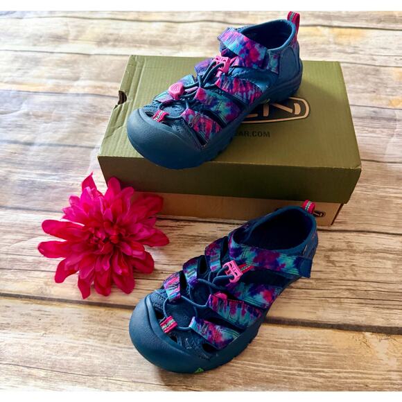 KEEN NAVY TIE-DYE NEWPORT WATER SHOES - Picture 1 of 8